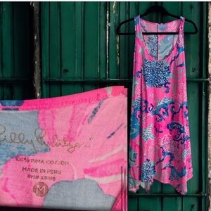 Lilly Pulitzer Coral Reef Trapese Mini Dress